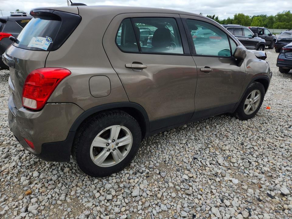 2020 Chevrolet VIN KL7CJKSB0LB353512 COPART salvage auction — FRONT END, Mi - Certificate Of Title, sold $850 on 2026-07-30 (photo 3)