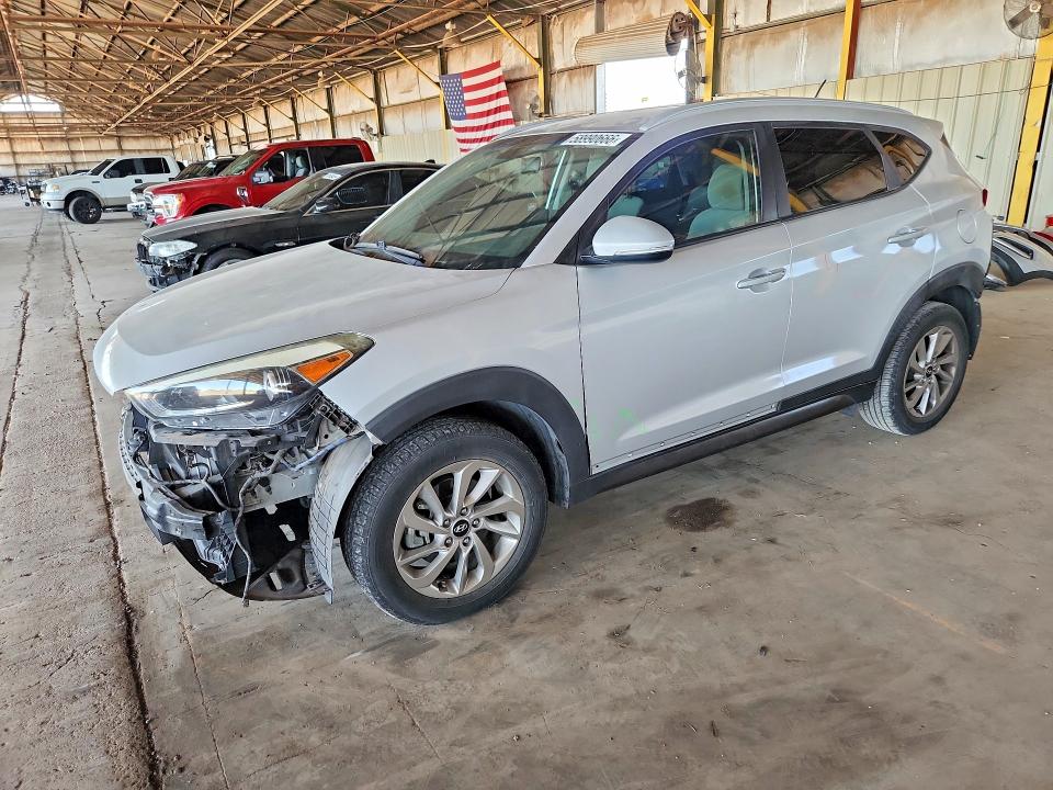 2016 Hyundai Tucson VIN KM8J33A27GU033606 COPART salvage auction — FRONT END, Az - Cert Of Title - Salvage, sold $2,650 on 2026-07-08 (photo 1)