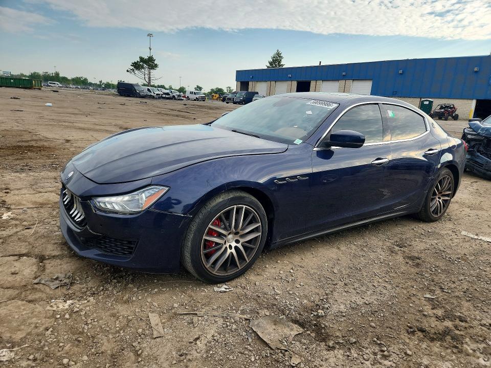 2018 Maserati Ghibli VIN ZAM57YTAXJ1278657 COPART salvage auction — FRONT END, MI - CERTIFICATE OF TITLE, sold $3,150 on 2026-07-14 (photo 1)