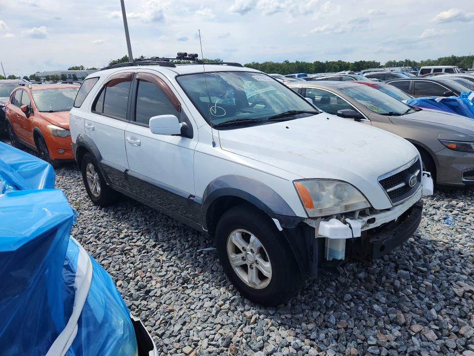 2006 Kia Sorento VIN KNDJD733565550748 COPART salvage auction — FRONT END, Fl - Certificate Of Destruction, sold $725 on 2026-07-13 (photo 4)
