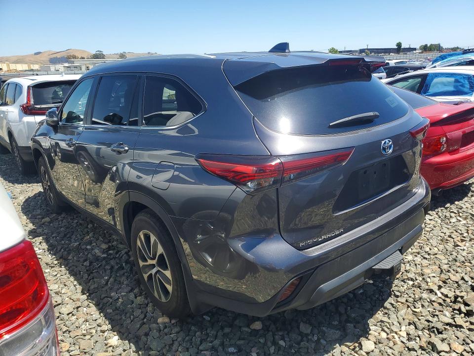 2023 Toyota Highlander hybrid VIN 5TDKBRCH2PS118048 COPART salvage auction — SIDE, Ca - Salvage Certificate, sold $13,800 on 2026-07-20 (photo 2)