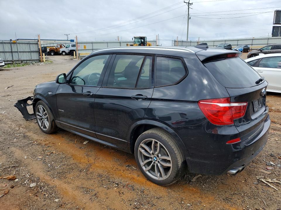 2015 BMW X3 VIN 5UXWX7C57F0K34875 COPART salvage auction — FRONT END, Va - Cert Of Title - Salvage, sold $2,200 on 2026-07-10 (photo 2)