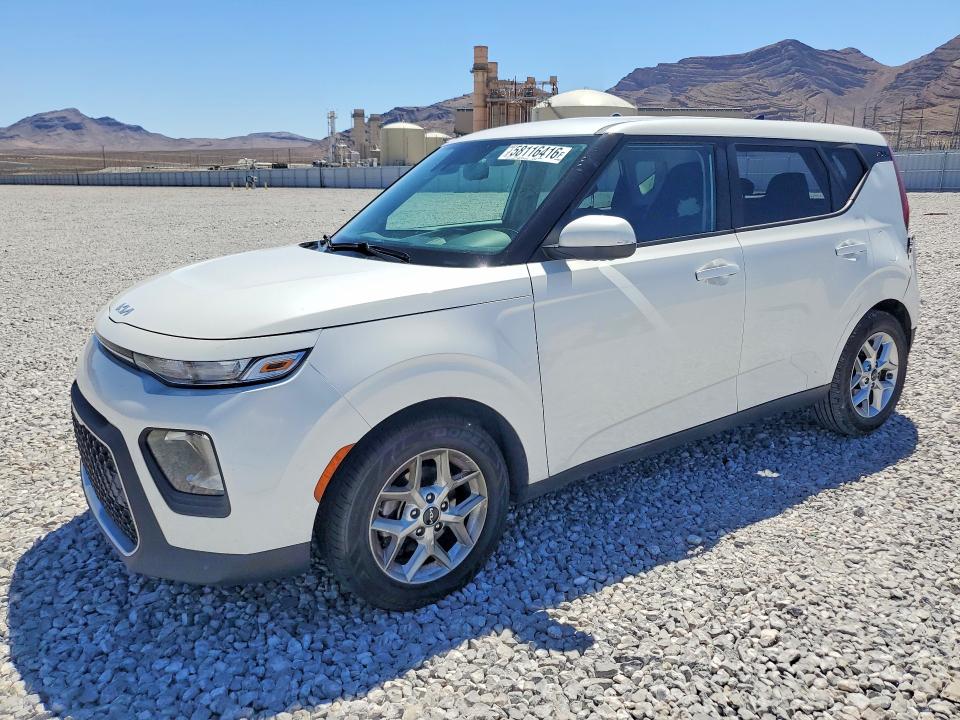 2022 Kia Soul VIN KNDJ23AU1N7160887 COPART salvage auction — REAR END, Nv - Salvage Title, sold $2,550 on 2026-07-15 (photo 1)
