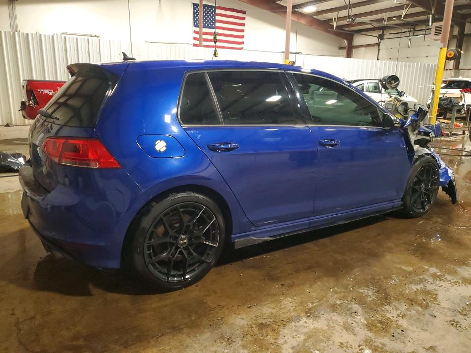 2015 Volkswagen Golf VIN WVWLF7AU1FW207640 COPART salvage auction — FRONT END, Pa - Certificate Of Salvage, sold $5,400 on 2026-07-17 (photo 3)