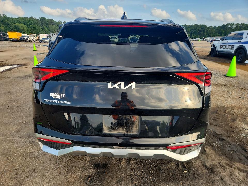 2024 Kia Sportage VIN 5XYK53DF9RG167345 COPART salvage auction — REAR END, Ms - Cert Of Title-Salvaged, sold $11,100 on 2026-07-31 (photo 6)