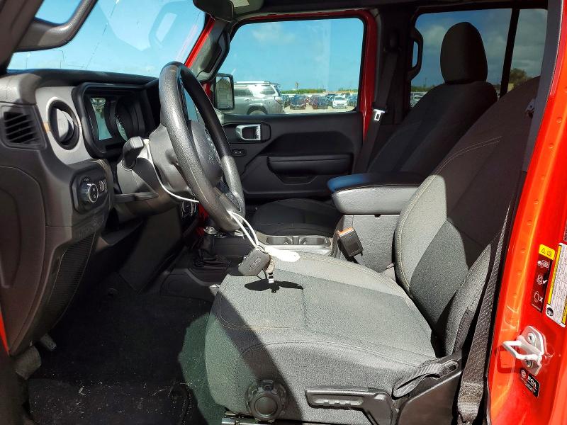 2025 Jeep Gladiator VIN 1C6PJTAG1SL505899 COPART salvage auction — FRONT END, Tx - Salvage Vehicle Title, sold $15,000 on 2026-07-28 (photo 7)