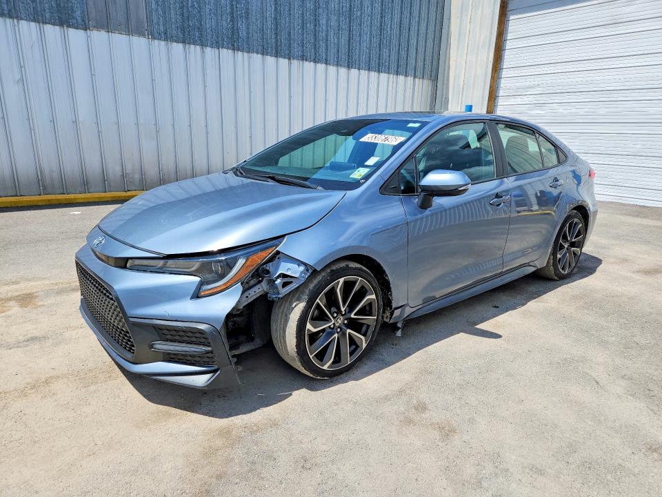 2020 Toyota Corolla VIN 5YFP4RCE6LP038115 COPART salvage auction — FRONT END, LA - CERTIFICATE OF TITLE, sold $5,100 on 2026-07-21 (photo 1)