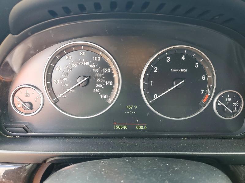 2014 BMW 5 series VIN WBA5A5C5XED510778 COPART salvage auction — ENGINE BURN, Ca - Salvage Certificate, sold $275 on 2026-07-28 (photo 9)