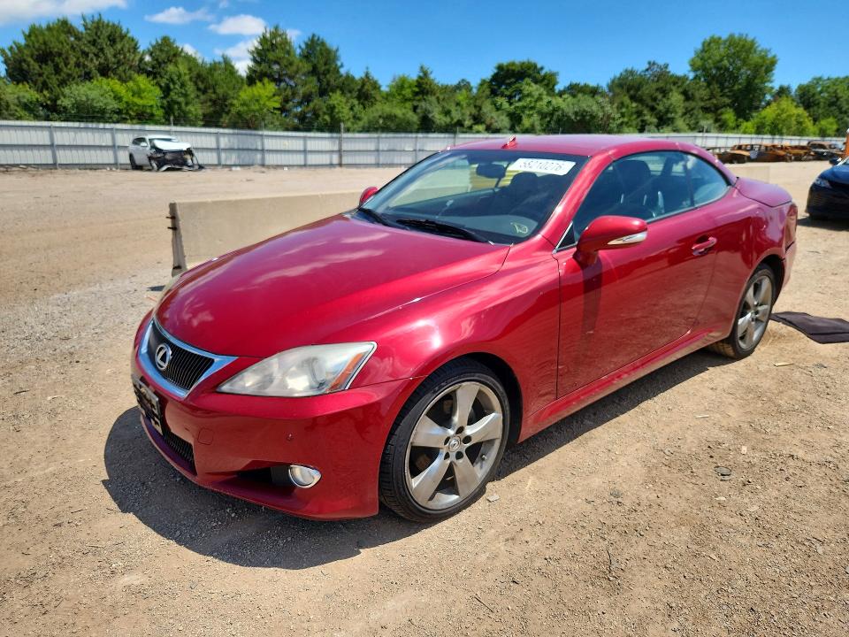 2010 Lexus Is VIN JTHFF2C29A2507517 COPART salvage auction — REAR END, Il - Salvage Certificate, sold $575 on 2026-07-28 (photo 1)