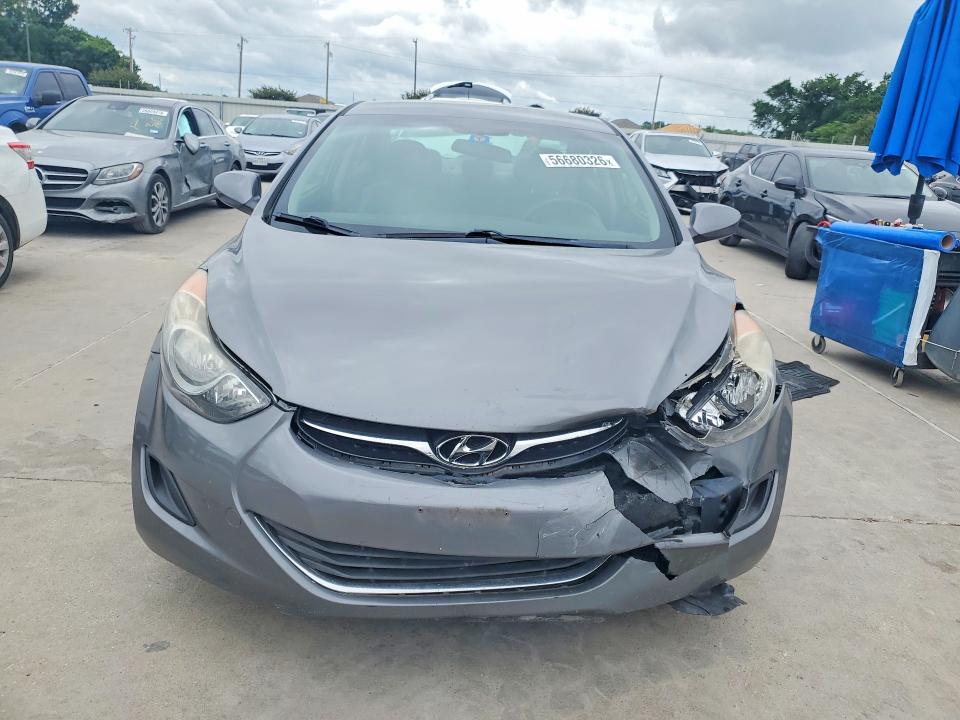 2013 Hyundai Elantra VIN 5NPDH4AE2DH205534 COPART salvage auction — FRONT END, Tx - Salvage Vehicle Title, sold $1,050 on 2026-07-02 (photo 5)