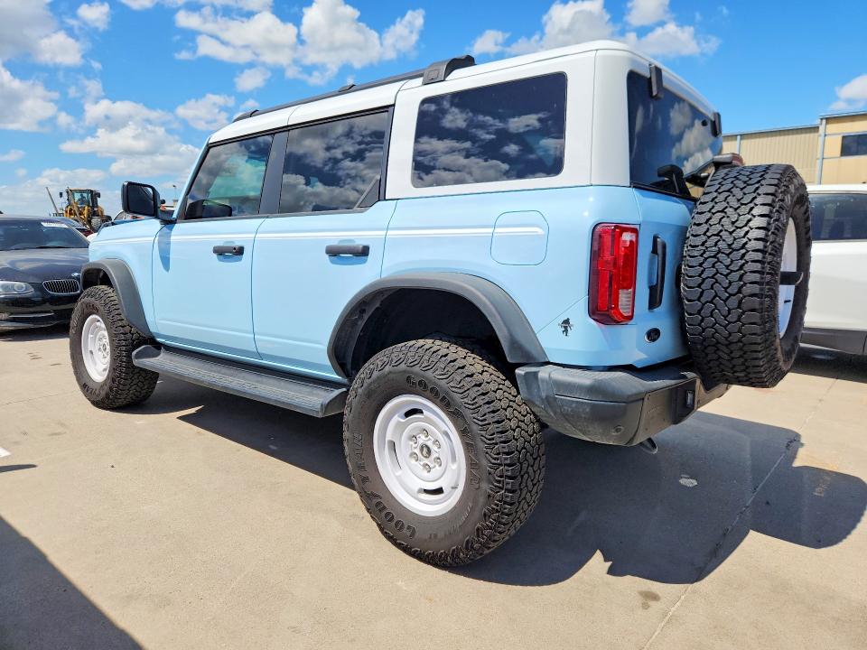 2025 Ford Bronco VIN 1FMEE4DP4SLA43081 COPART salvage auction — FRONT END, Tx - Salvage Vehicle Title, sold $23,300 on 2026-07-02 (photo 2)