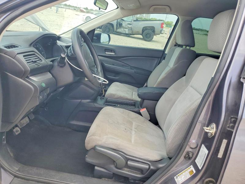 2016 Honda Cr-v VIN 5J6RM4H36GL089108 COPART salvage auction — FRONT END, Tx - Salvage Vehicle Title, sold $3,750 on 2026-07-09 (photo 7)
