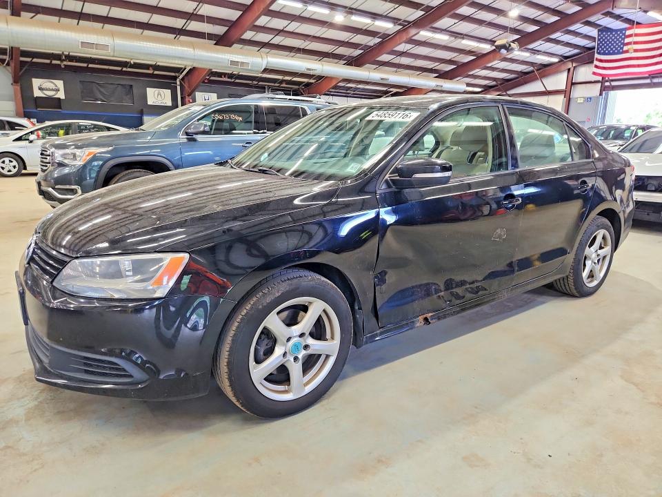 2012 Volkswagen Jetta VIN 3VWDP7AJ9CM423946 COPART salvage auction — SIDE, CT - CERT OF TITLE-SALVAGE, sold $475 on 2026-07-02 (photo 1)