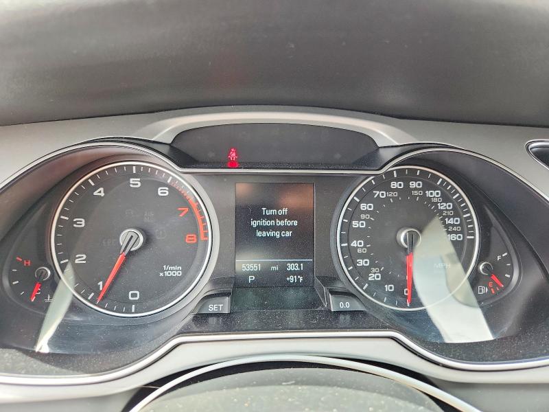 2016 Audi A4 VIN WAUAFAFLXGA012815 COPART salvage auction — FRONT END, Fl - Cert Of Ttl-Rebuilt&Slvg Rbld, sold $3,150 on 2026-07-10 (photo 9)
