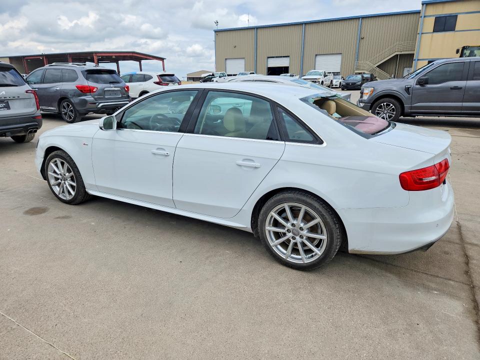 2015 Audi VIN WAUFFAFL7FN029648 COPART salvage auction — WATER/FLOOD, Tx - Salvage Title-Flood Damage, sold $550 on 2026-07-30 (photo 2)