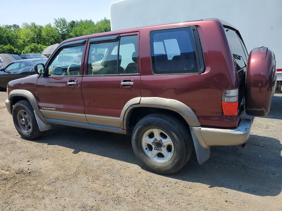 2000 Isuzu Trooper VIN JACDJ58X0Y7J07757 COPART salvage auction — REAR END, Ma - Certificate Of Title (P), sold $700 on 2026-07-09 (photo 2)