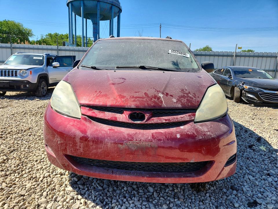 2006 Toyota Sienna VIN 5TDZA23C16S552814 COPART salvage auction — SIDE, IL - SALVAGE CERTIFICATE, sold $725 on 2026-07-24 (photo 5)