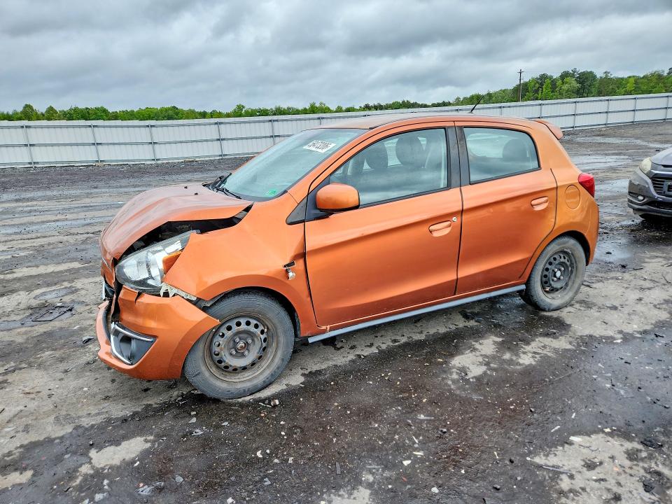 2020 Mitsubishi Mirage VIN ML32A3HJ8LH003452 COPART salvage auction — FRONT END, VA - CERT OF TITLE - SALVAGE, sold $1,700 on 2026-07-29 (photo 1)