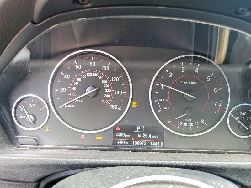2016 BMW 3er VIN WBA8Z5C50GGS37616 COPART salvage auction — REAR END, Co - Public - Salvage Title, sold $2,900 on 2026-07-30 (photo 9)