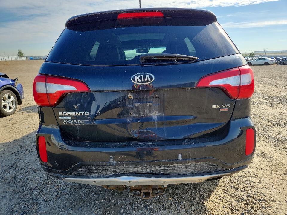 2014 Kia Sorento VIN 5XYKWDA70EG492007 COPART salvage auction — REAR END, AB - BOS - SALVAGE, sold $975 on 2026-07-02 (photo 6)