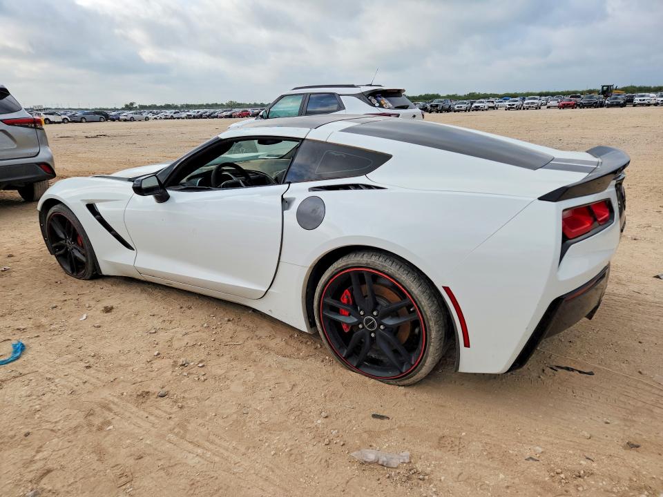 2015 Chevrolet Corvette VIN 1G1YM2D72F5120249 COPART salvage auction — MECHANICAL, Tx - Certificate Of Title, sold $18,100 on 2026-07-27 (photo 2)