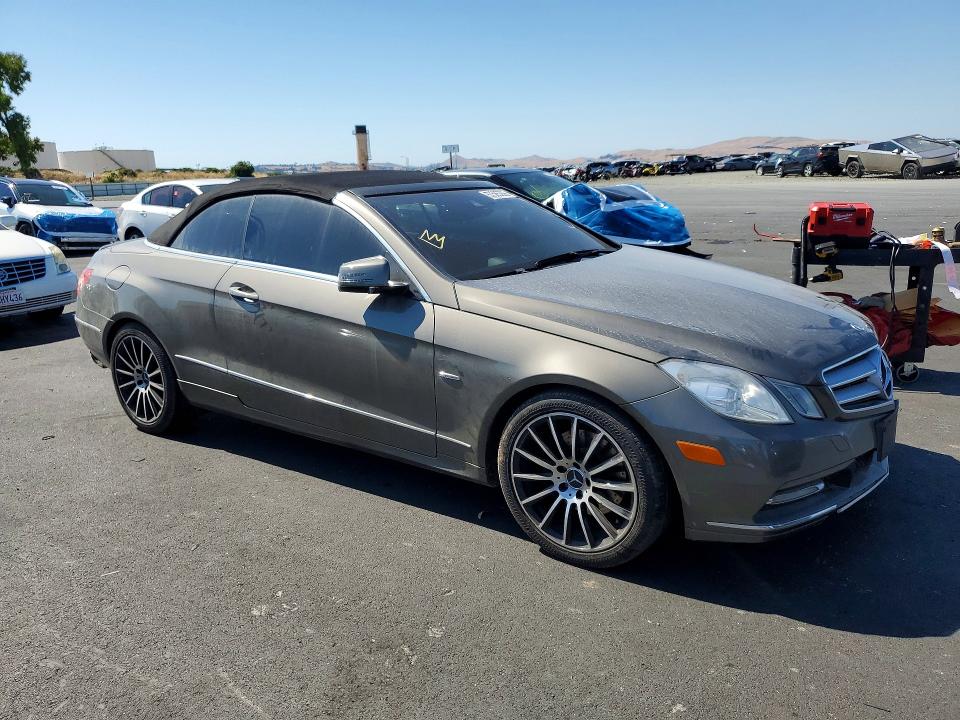 2012 Mercedes-benz E-klasse VIN WDDKK5KF7CF167920 COPART salvage auction — FRONT END, Ca - Salvage Certificate, sold $1,350 on 2026-08-17 (photo 4)