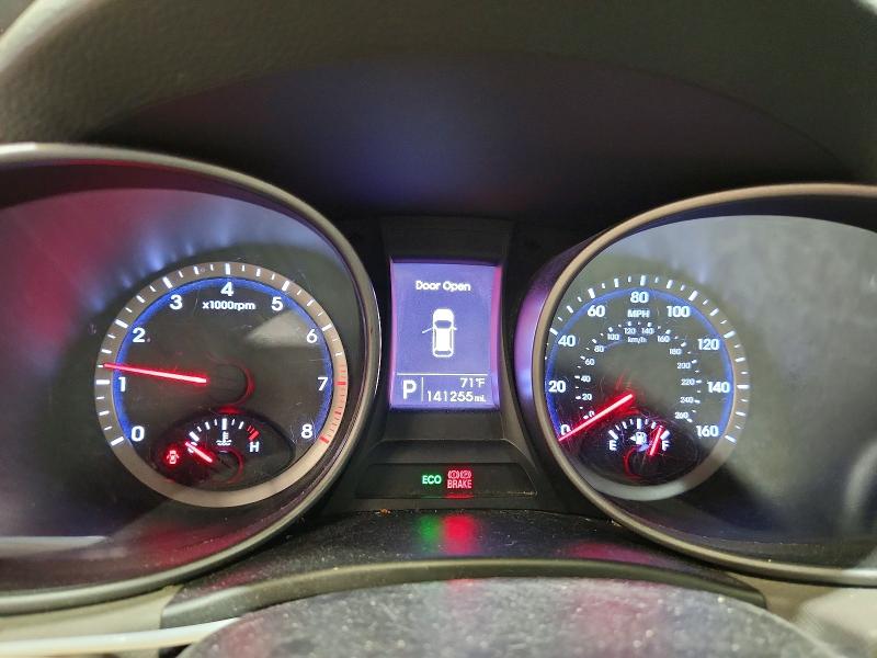 2013 Hyundai Santa fe VIN 5XYZT3LBXDG026389 COPART salvage auction — MINOR DENT/SCRATCHES, Vt - Certificate Of Title (P), sold $2,450 on 2026-07-09 (photo 9)