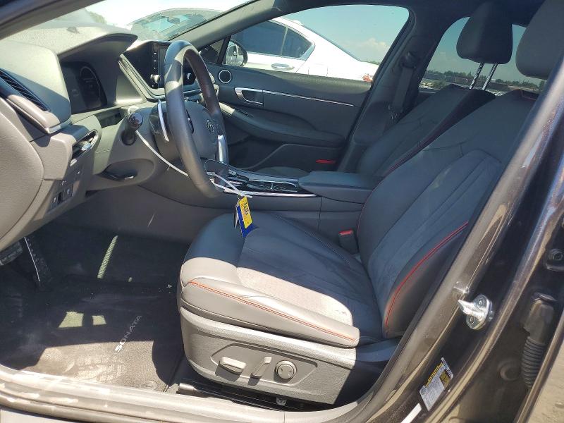 2021 Hyundai Sonata VIN 5NPEJ4J2XMH123162 COPART salvage auction — REAR END, CA - SALVAGE CERTIFICATE, sold $5,400 on 2026-07-21 (photo 7)