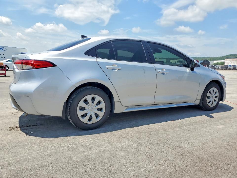 2022 Toyota Corolla VIN JTDDPMAE4NJ222170 COPART salvage auction — HAIL, Ok - Cert Of Title-Salvage, sold $7,800 on 2026-07-15 (photo 3)