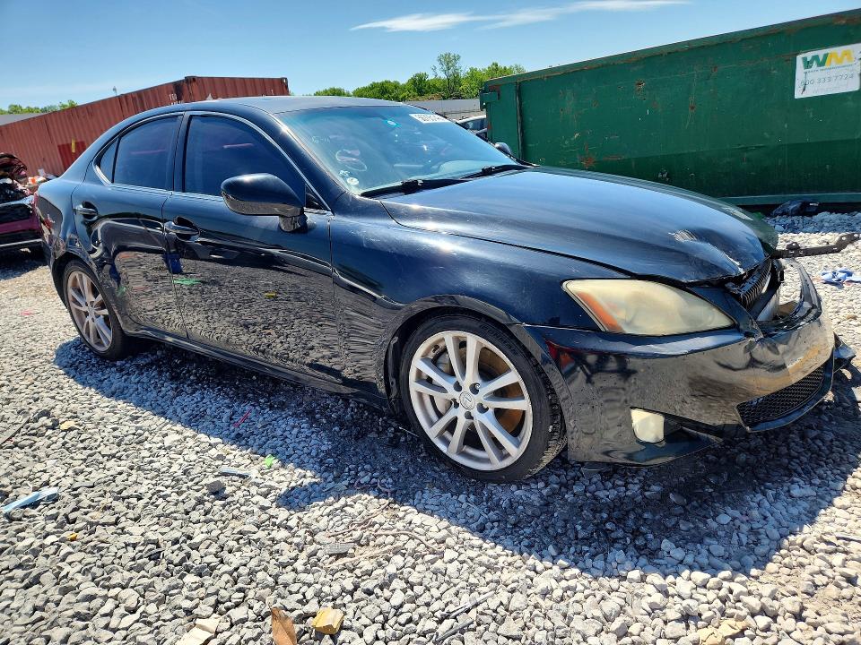 2006 Lexus Is VIN JTHBE262465007770 COPART salvage auction — FRONT END, Tx - Salvage Vehicle Title, sold $225 on 2026-07-28 (photo 4)