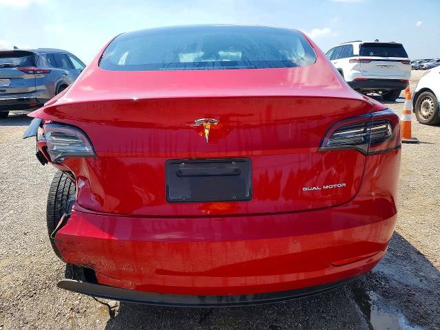 2022 Tesla Model 3 VIN 5YJ3E1EB1NF288053 COPART salvage auction — SIDE, Tx - Salvage Vehicle Title, sold $3,100 on 2026-07-09 (photo 6)