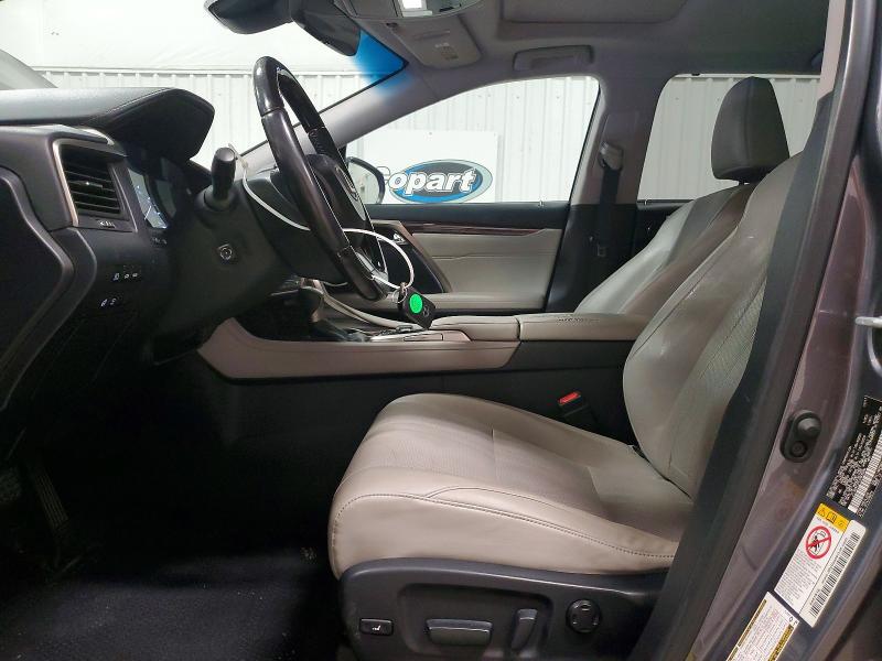 2018 Lexus Rx 350l VIN JTJGZKCA9J2000246 COPART salvage auction — FRONT END, Nc - Dlr Only-Clean/Over 25% Damage, sold $5,500 on 2026-07-28 (photo 7)