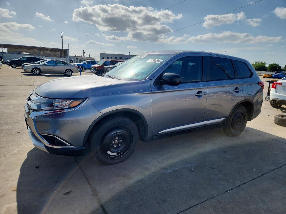 2016 Mitsubishi Outlander VIN JA4AD2A37GZ062203 COPART salvage auction — SIDE, TX - CERTIFICATE OF TITLE, sold $1,850 on 2026-07-30 (photo 1)