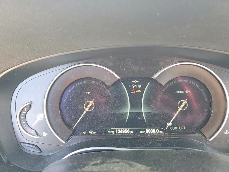 2019 BMW 5er VIN WBAJE5C57KWA98793 COPART salvage auction — REAR END, Ga - Certificate Of Title (P), sold $7,200 on 2026-07-09 (photo 9)