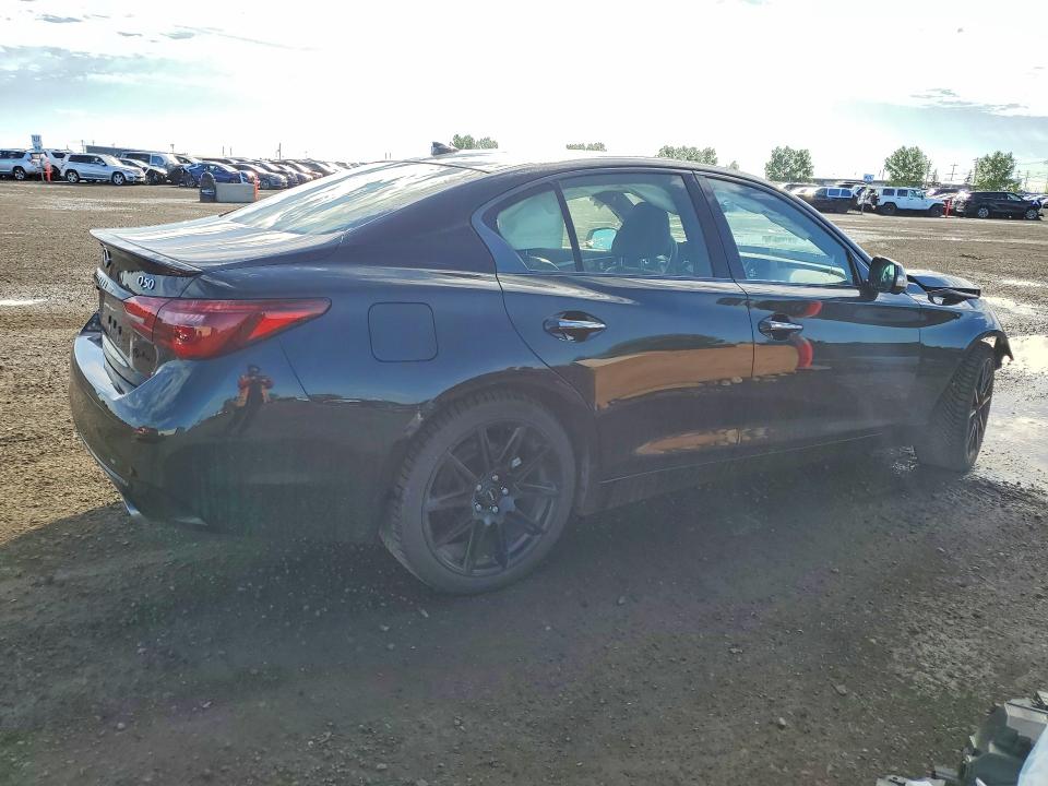 2024 Infiniti Q50 VIN JN1EV7CR7RM631721 COPART salvage auction — FRONT END, Ab - Bos - Salvage, sold $3,600 on 2026-07-28 (photo 3)