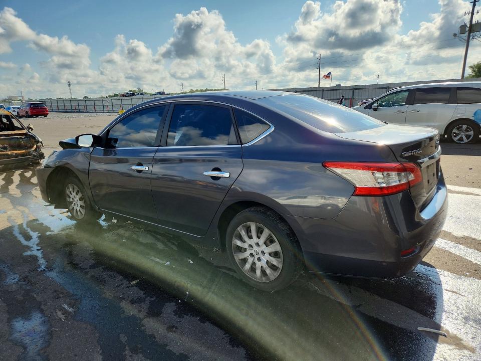 2014 Nissan Sentra VIN 3N1AB7AP0EL656263 COPART salvage auction — FRONT END, FL - CERT OF TITLE SLVG REBUILDABLE, sold $625 on 2026-07-20 (photo 2)