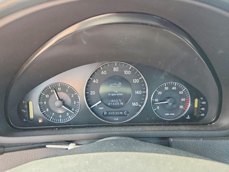 2005 Mercedes-benz Clk-klasse VIN WDBTK75G35T035402 COPART salvage auction — FRONT END, TX - SALVAGE VEHICLE TITLE (P), sold $1,200 on 2026-07-16 (photo 9)
