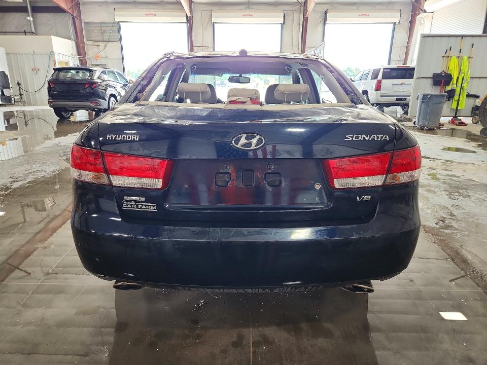 2008 Hyundai Sonata VIN 5NPEU46F28H303907 COPART salvage auction — REAR END, IL - SALVAGE CERTIFICATE, sold $475 on 2026-07-06 (photo 6)