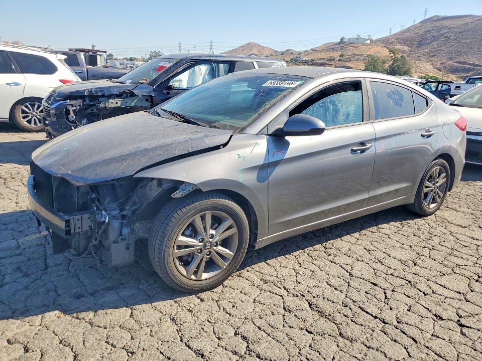 2018 Hyundai VIN 5NPD84LF7JH258165 COPART salvage auction — FRONT END, Ca - Salvage Certificate, sold $2,600 on 2026-07-02 (photo 1)