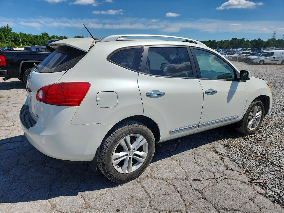 2012 Nissan Rogue sport VIN JN8AS5MT5CW253546 COPART salvage auction — NORMAL WEAR, TN - SALVAGE CERTIFICATE, sold $1,000 on 2026-07-28 (photo 3)