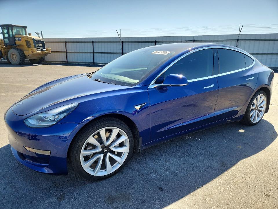 2019 Tesla Model 3 VIN 5YJ3E1EA3KF464135 COPART salvage auction — SIDE, Ca - Salvage Certificate, sold $5,900 on 2026-07-30 (photo 1)