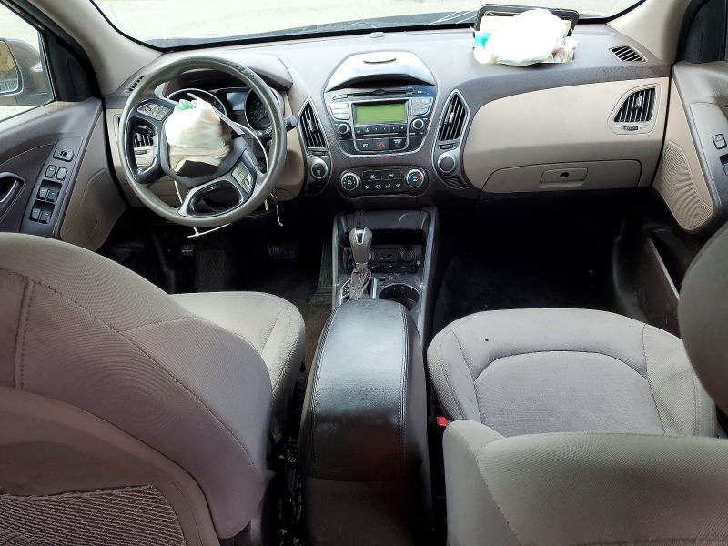 2014 Hyundai Tucson VIN KM8JT3AF7EU903208 COPART salvage auction — FRONT END, Fl - Cert Of Title Slvg Rebuildable, sold $475 on 2026-07-08 (photo 8)