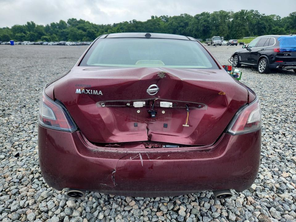 2012 Nissan Maxima VIN 1N4AA5APXCC859793 COPART salvage auction — REAR END, Ga - Cert Of Title-Rebuilt Salvage, sold $1,350 on 2026-07-02 (photo 6)