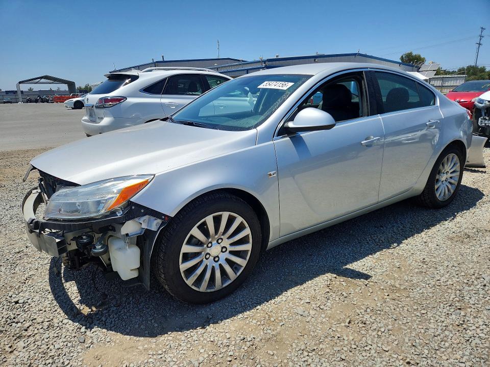 2011 Buick Regal VIN W04GR5EC6B1008423 COPART salvage auction — FRONT END, CA - SALVAGE CERTIFICATE, sold $600 on 2026-07-17 (photo 1)