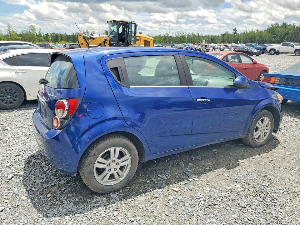2013 Chevrolet SONIC VIN 1G1JC6EH6D4186891 COPART salvage auction — FRONT END, Ns - Cert Of Registration, sold $375 on 2026-07-09 (photo 3)
