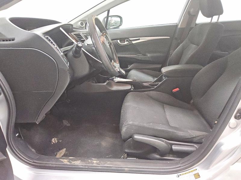 2015 Honda Civic VIN 19XFB2F83FE206586 COPART salvage auction — FRONT END, Wv - Certificate Of Title, sold $3,300 on 2026-07-07 (photo 7)