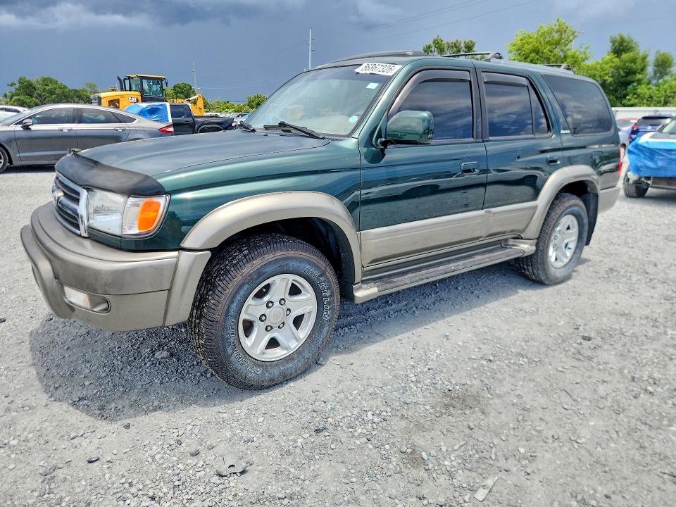 2000 Toyota 4runner VIN JT3GN87R1Y0151223 COPART salvage auction — NORMAL WEAR, Fl - Cert Of Title Slvg Rebuildable, sold $3,150 on 2026-07-17 (photo 1)