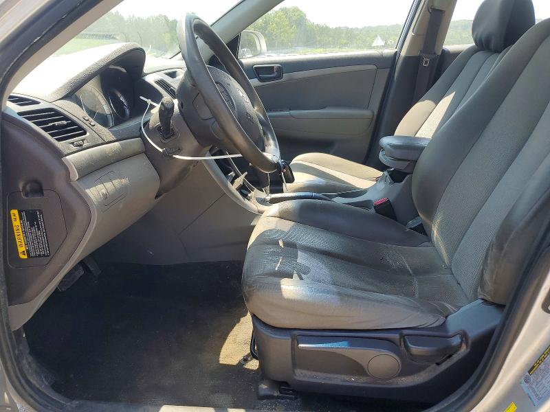 2009 Hyundai Sonata VIN 5NPET46C69H523576 COPART salvage auction — FRONT END, NC - SALVAGE CERTIFICATE OF TITLE, sold $150 on 2026-07-23 (photo 7)