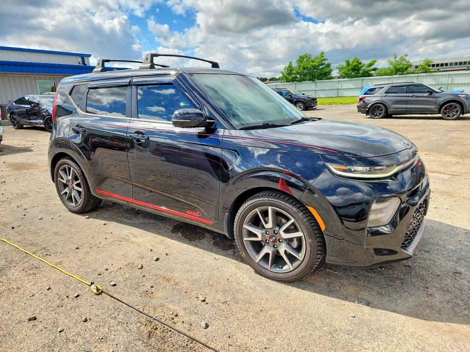 2021 Kia Soul VIN KNDJ53AF2M7744545 COPART salvage auction — HAIL, Wi - Cert Of Title-Claim Paid, sold $7,400 on 2026-07-07 (photo 4)