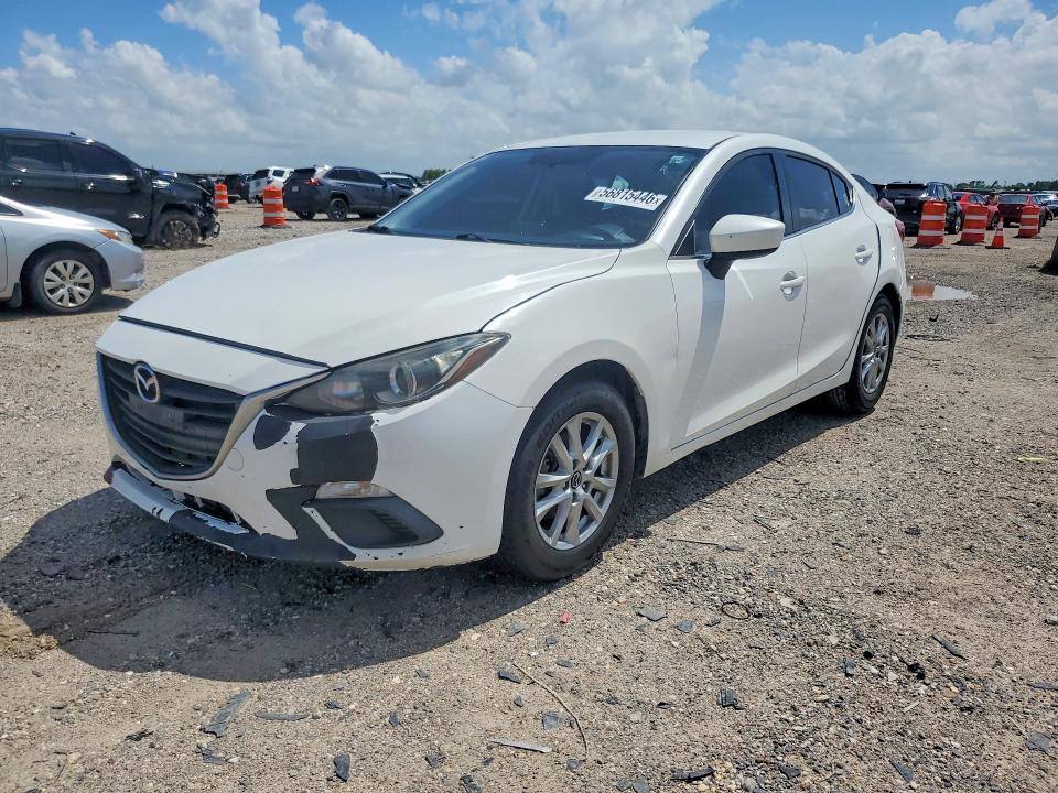 2016 Mazda 3 VIN JM1BM1U73G1294105 COPART salvage auction — FRONT END, Tx - Certificate Of Title, sold $1,550 on 2026-07-30 (photo 1)